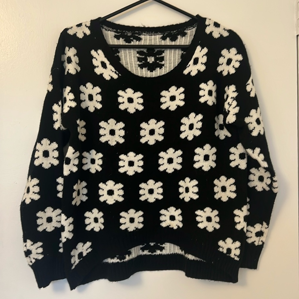 Fun flower sweater!